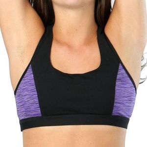Jo and Jax Jetway Top-Black/Purple Space Dye